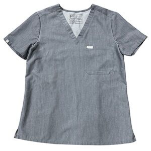 Figs Graphite Gray Catarina One Pocket Scrub Top Small FW1000 PO 2854